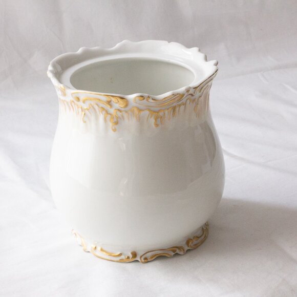 Antique c.1891 Coiffe Limoges France Putti Cherubs Angels Porcelain Jar Vase 6" - Picture 8 of 8